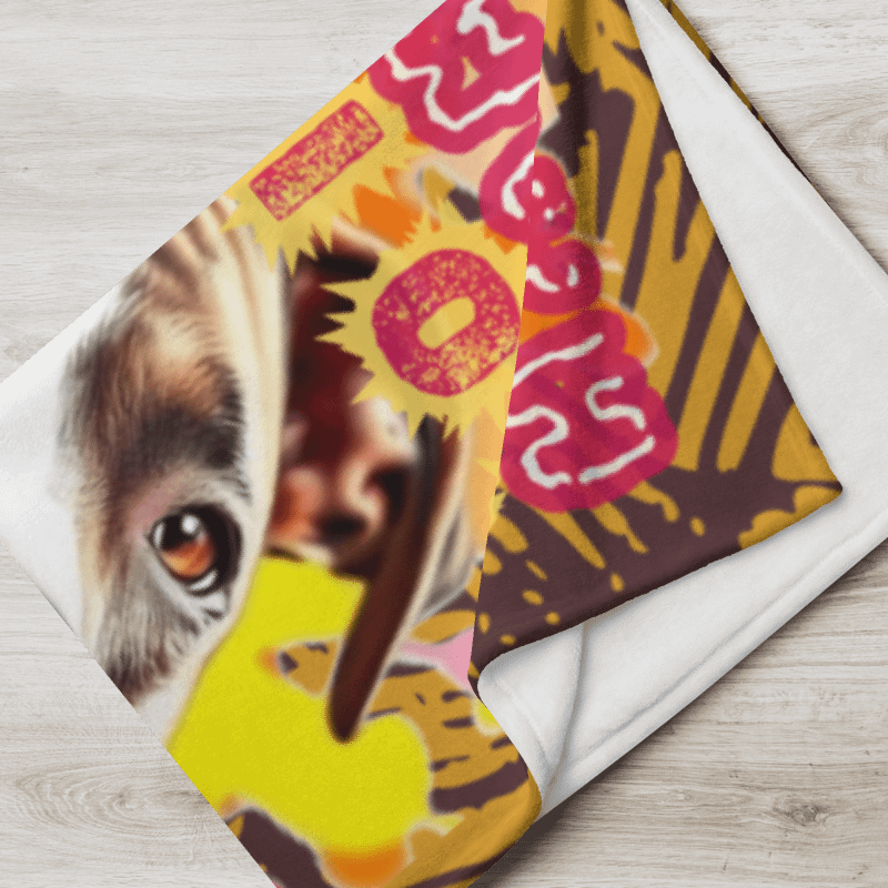 THROW BLANKET - PITBULL - GUARD WITH PASSION LOVE WITH SOUL product image (6)