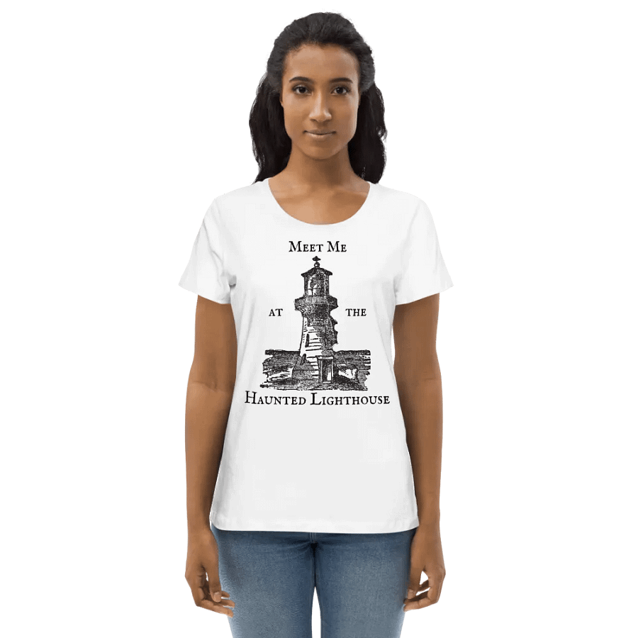 Haunted Lighthouse Organic Cotton Fitted Tee product image (12)