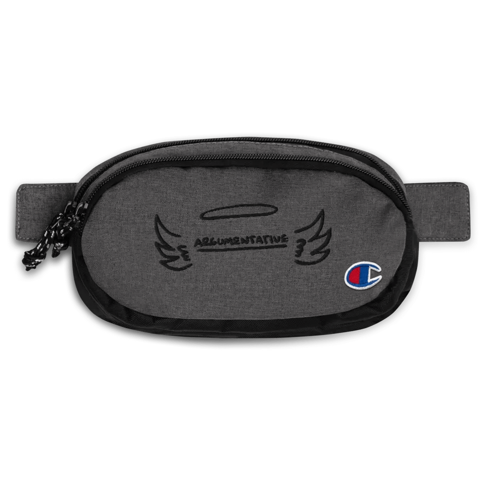 ANGELIC (black thread) champion fanny pack product image (1)