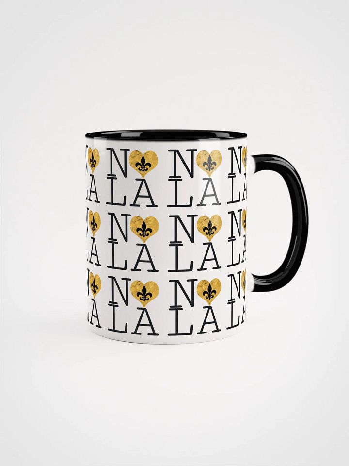 I LOVE NOLA **LEGACY COLOR MUG** (GOLD WRAP HEART FULL INFINITY) product image (2)