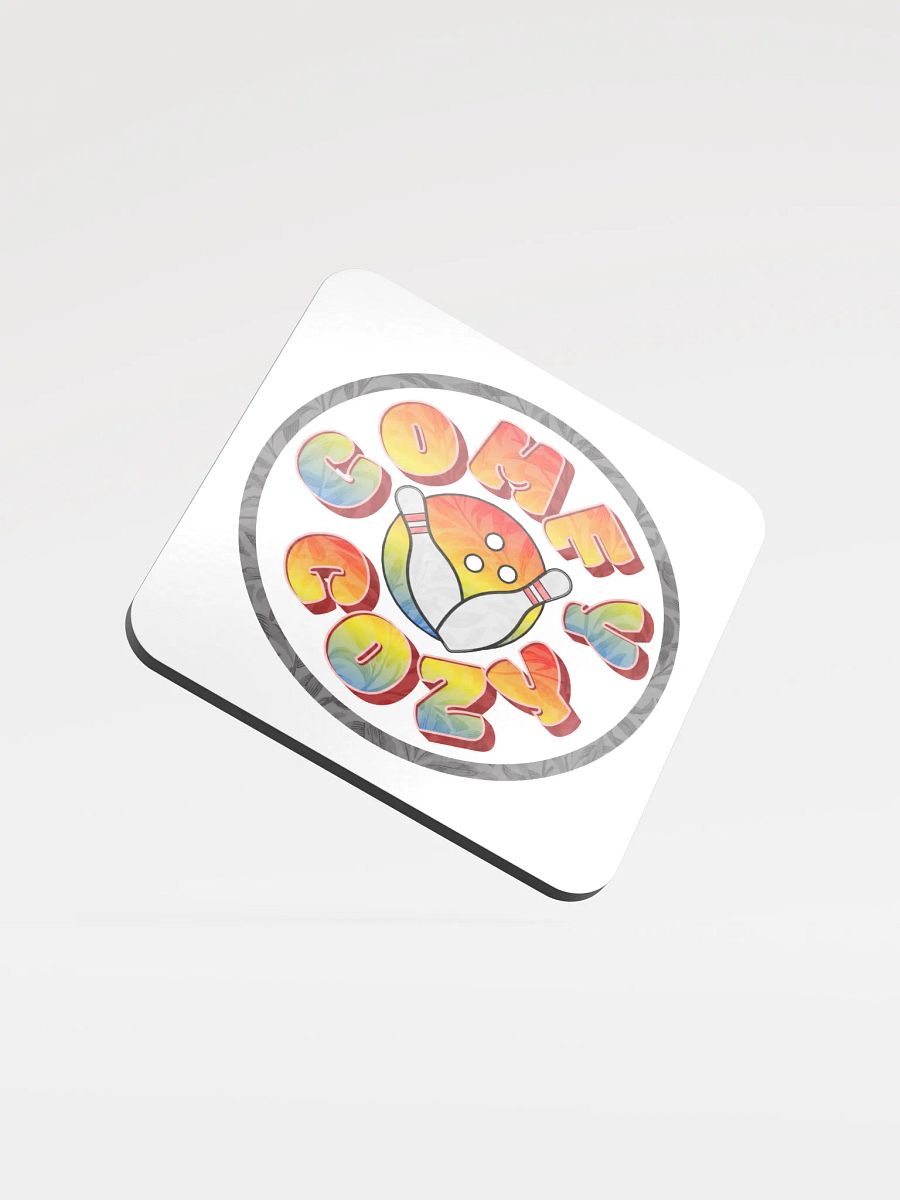 Comfy Cozy Bowling Ball Bliss Cork Coaster product image (1)
