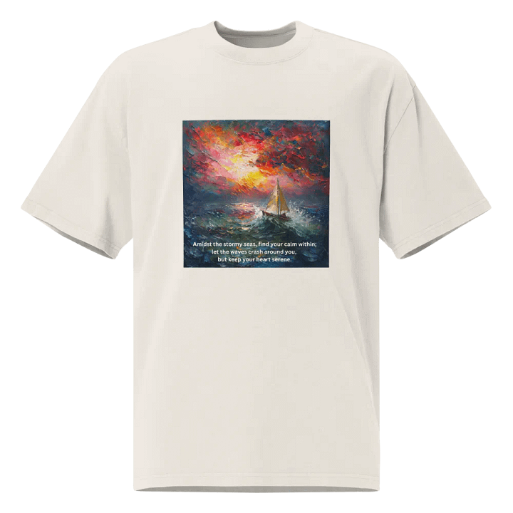 Serenity Amidst the Storm T-Shirt product image (2)