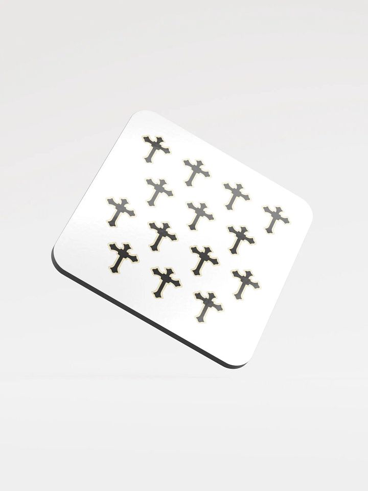 Exodus Cross - Glossed Cork Coaster product image (2)
