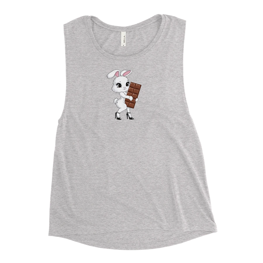 QOS Snow bunny with chocolate bar flowy tank top product image (49)