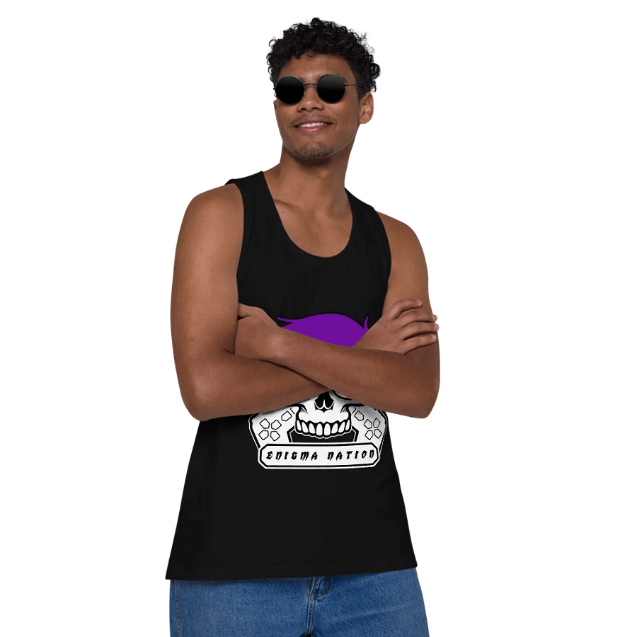 Enigma Nation Cotton Heritage Men's Premium Tank Top (PRINTED) product image (21)