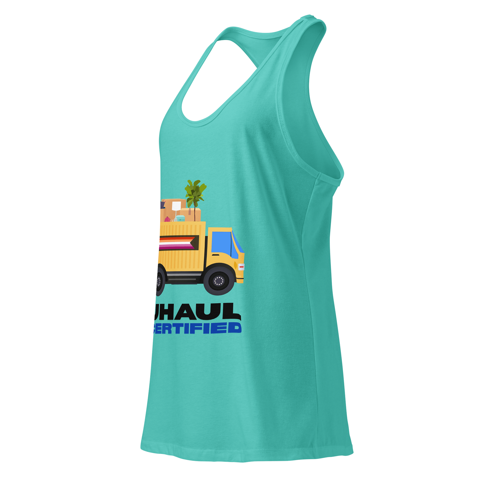 U-Haul Certified Lesbian Pride Racerback Tank (Women) product image (4)