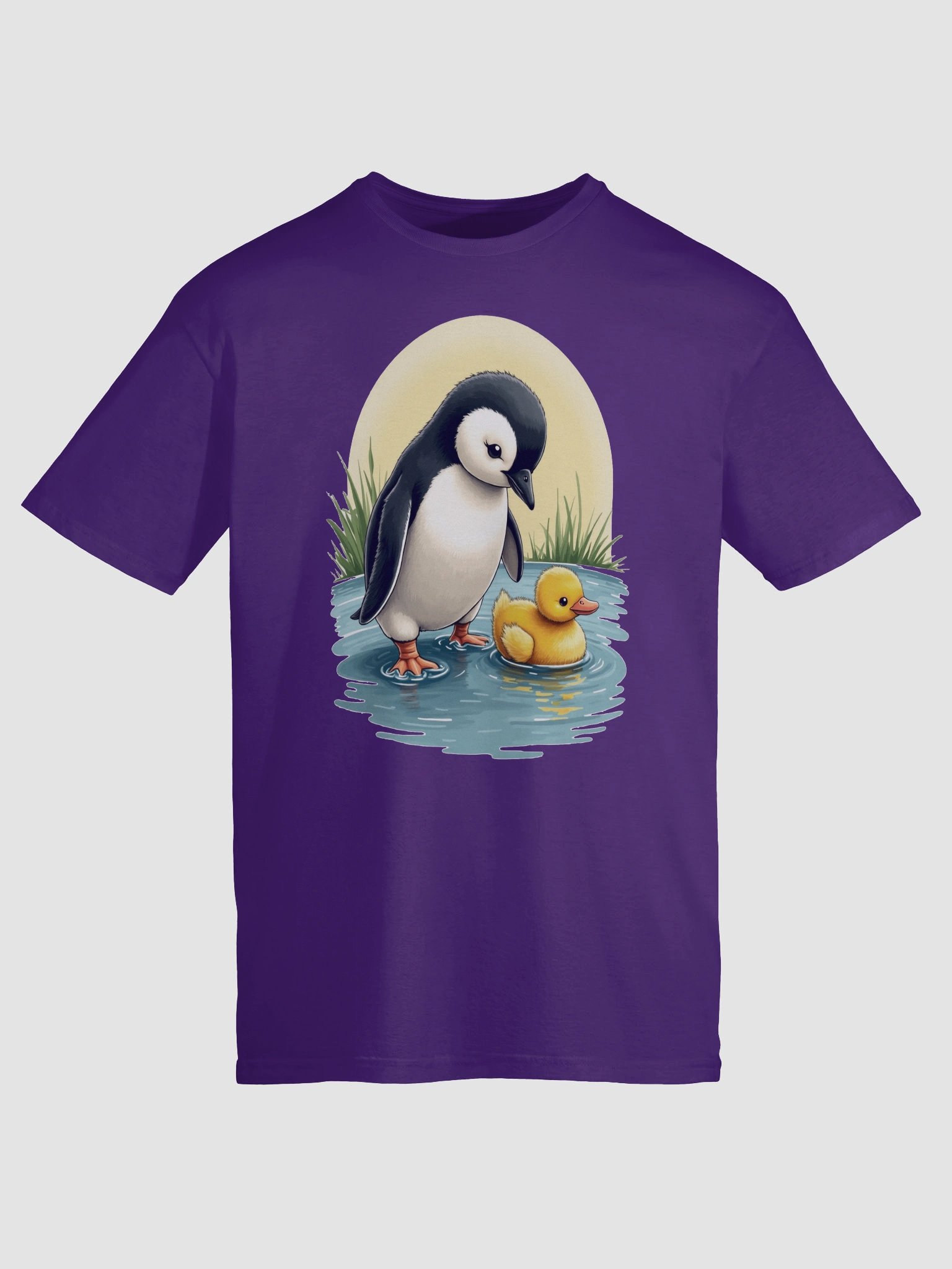 Penguin and Duckling Friendship T-Shirt product image (77)