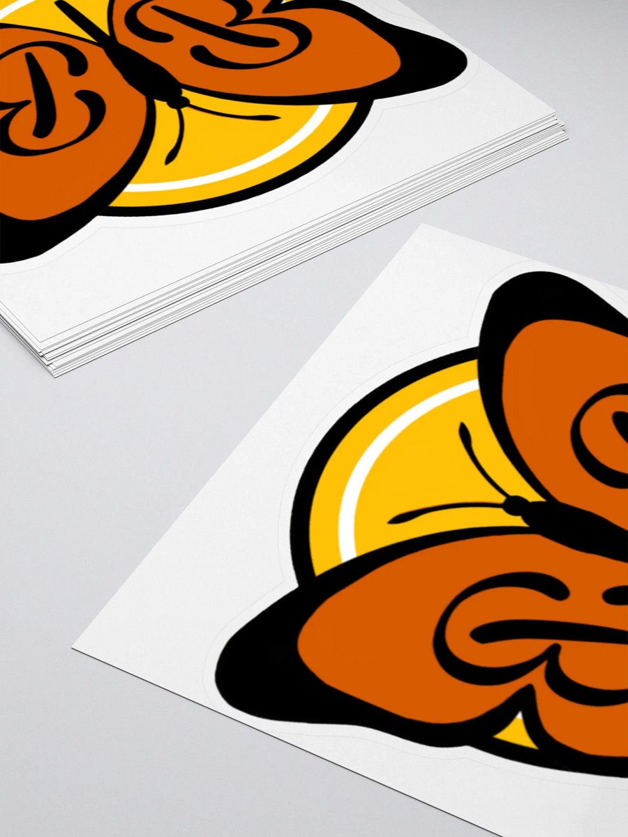 ButterflyBeulah BB Monarch Logo Kiss Cut Sticker product image (11)