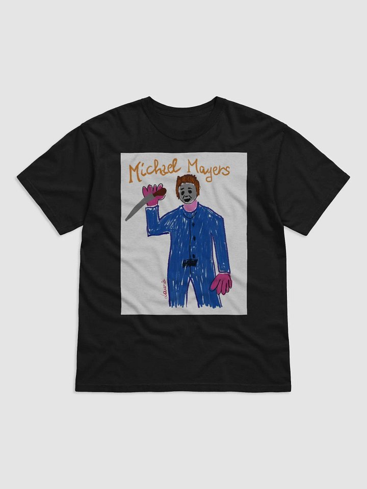 🔪 "Mayers" CreepyKids Unisex Horror Halloween Slasher Tee Art Print🎃 product image (1)