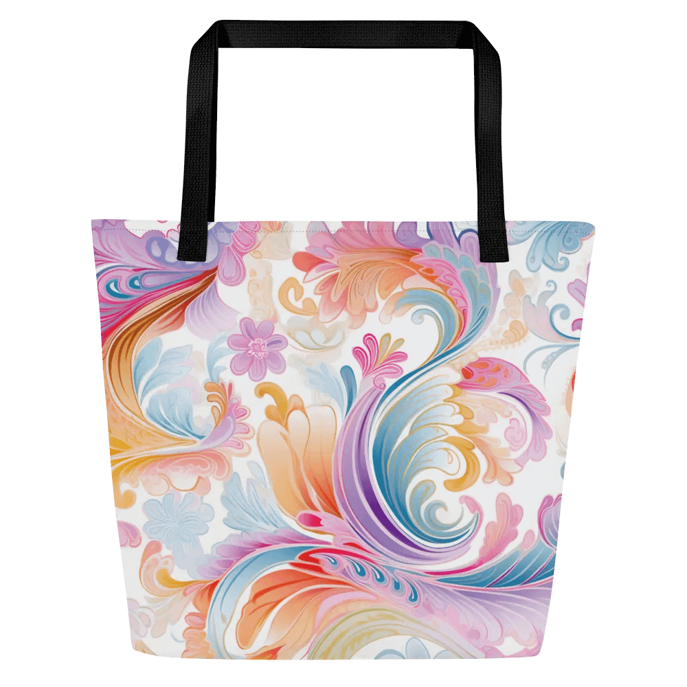 Dancing Paisley Tote Bag. product image (2)