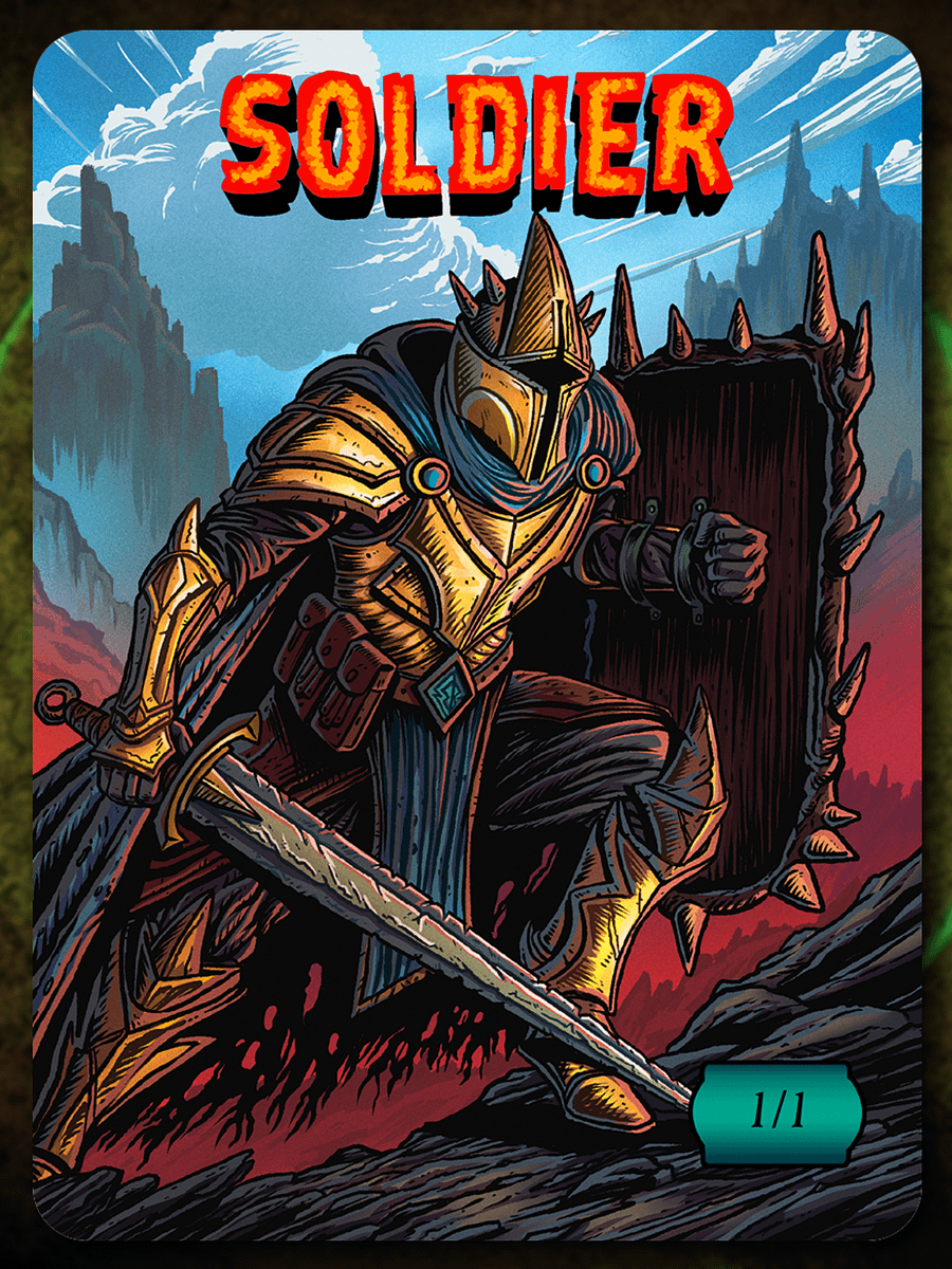 Soldier 1/1 Full Art Token product image (1)