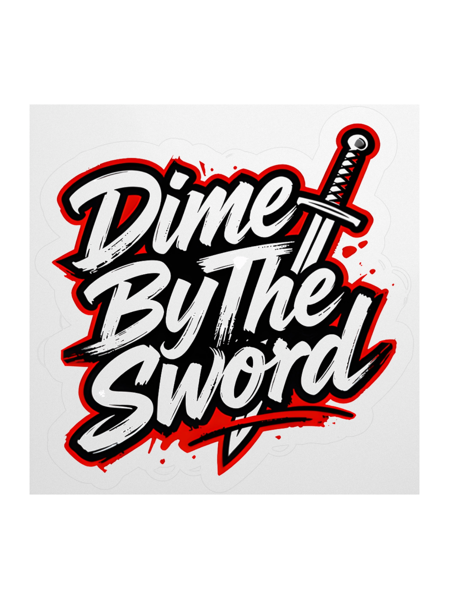 DBTS Kiss Cut Sticker - Sword Logo product image (3)