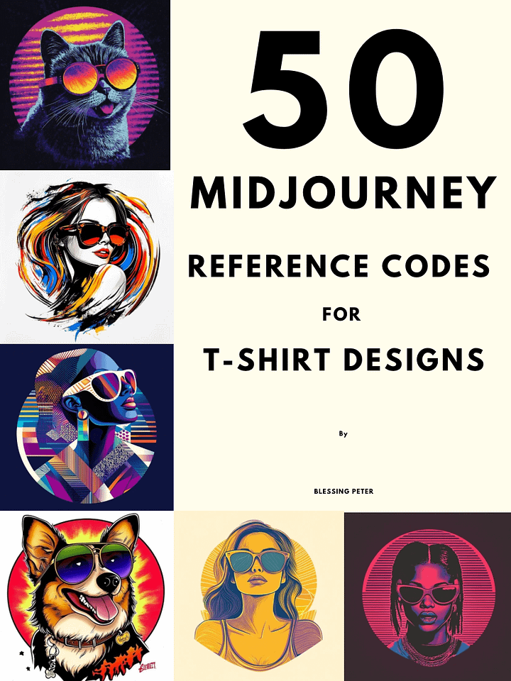 50 MidJourney SREF Codes for T-Shirt Designs product image (1)