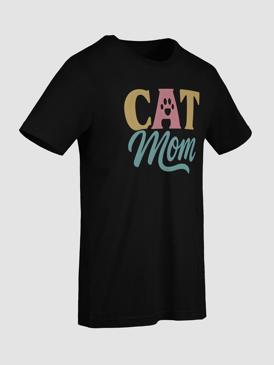 Cat Mom T-Shirt | Cute Pet Lover Tee with Paw Print | Gift for Cat Owners product image (9)