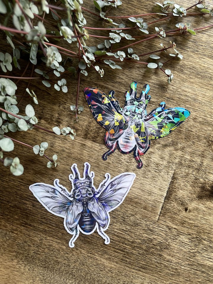 HOLO Beetle Sticker product image (2)