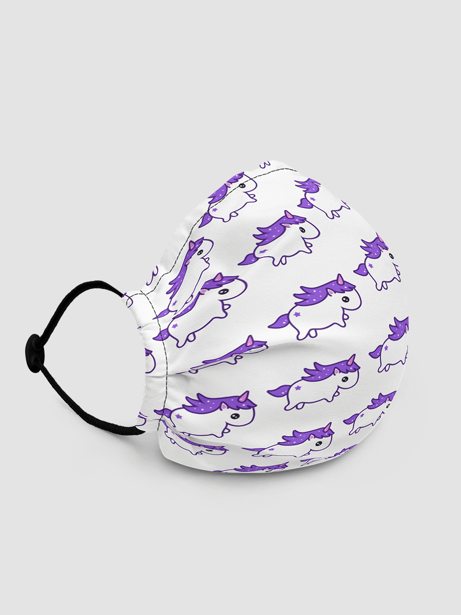 Uwu Unicorn All-Over Print Premium Face Mask product image (3)