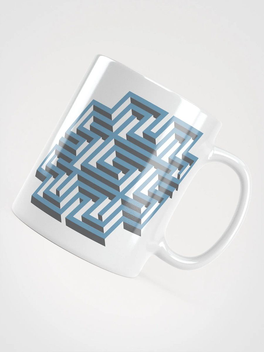 Hashtag Maze Mug (White) product image (12)
