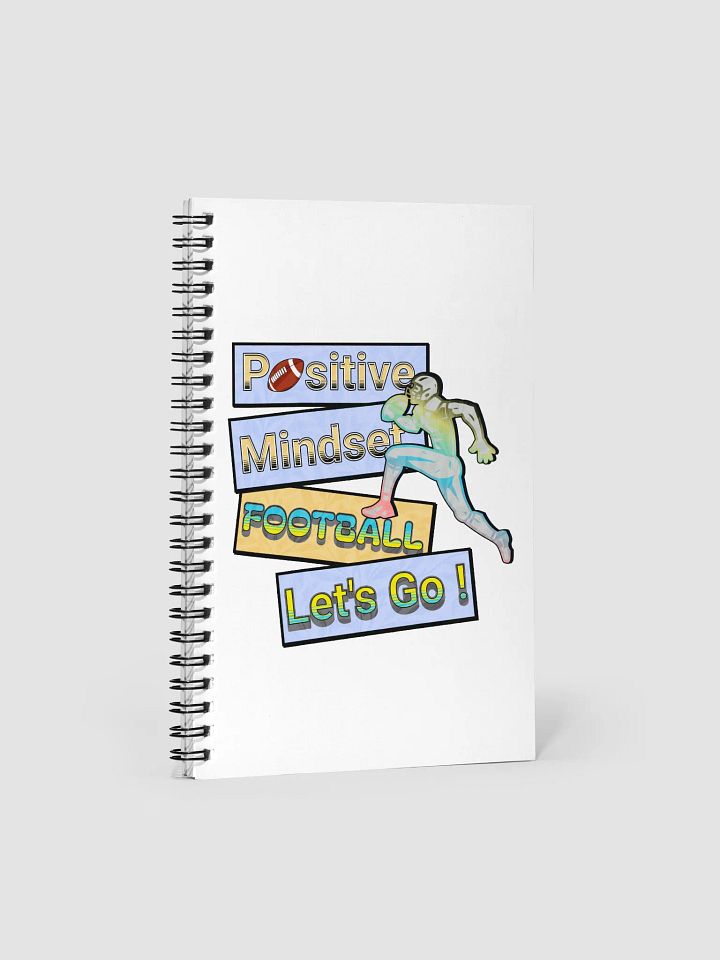 Positive Mindset Football Spiral Notebook product image (2)