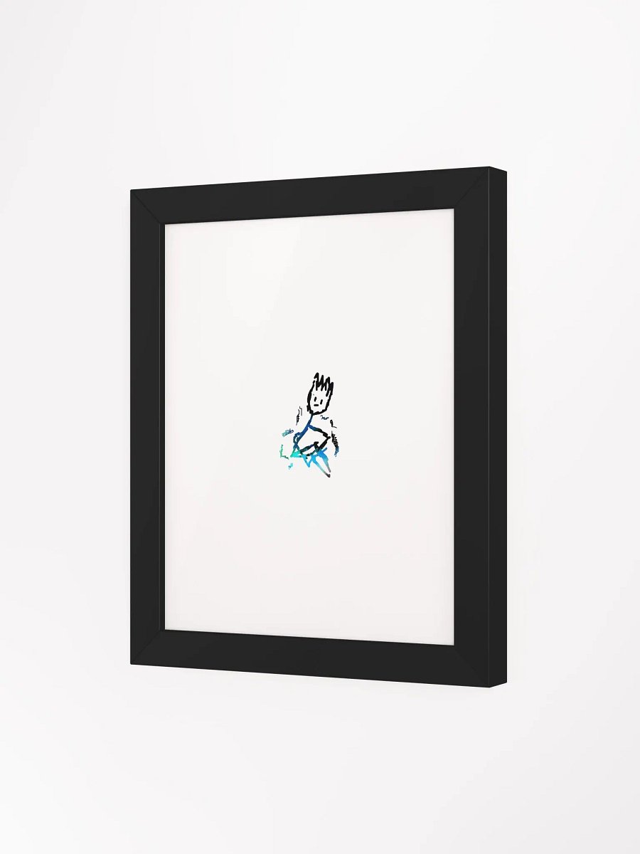 NEVER COMFORTABLE FRAMED POSTER - V.3 product image (3)