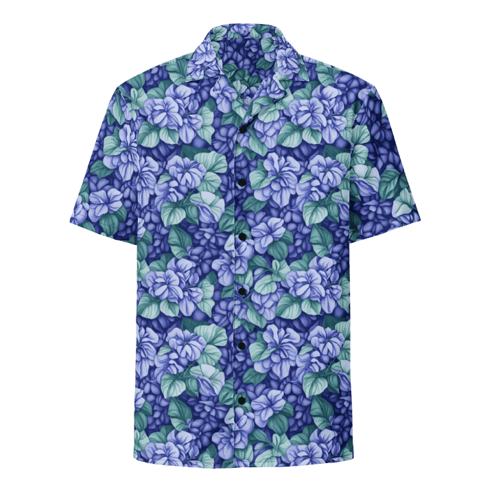 Floral Pattern Hydrangea Flowers Hawaiian Shirt product image (1)