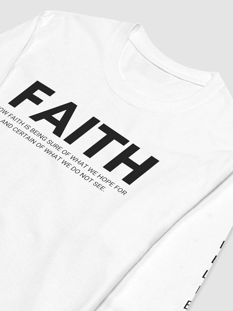 Faith Unisex - Long Sleeve (Black) product image (3)
