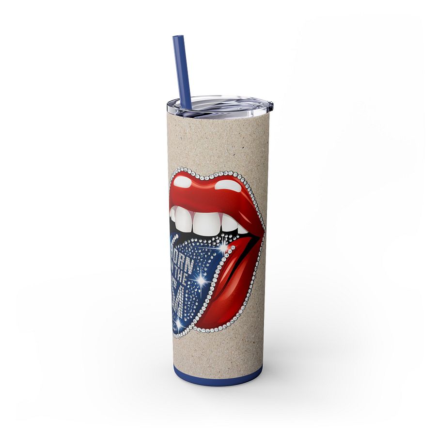 Born in the USA Patriotic Tumbler Wrap PNG, Digital Download for Flag Day, 4th of July & Labor Day product image (5)