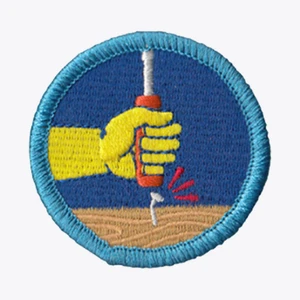 Screwdriver as Hammer (de)Merit Badge product image (1)