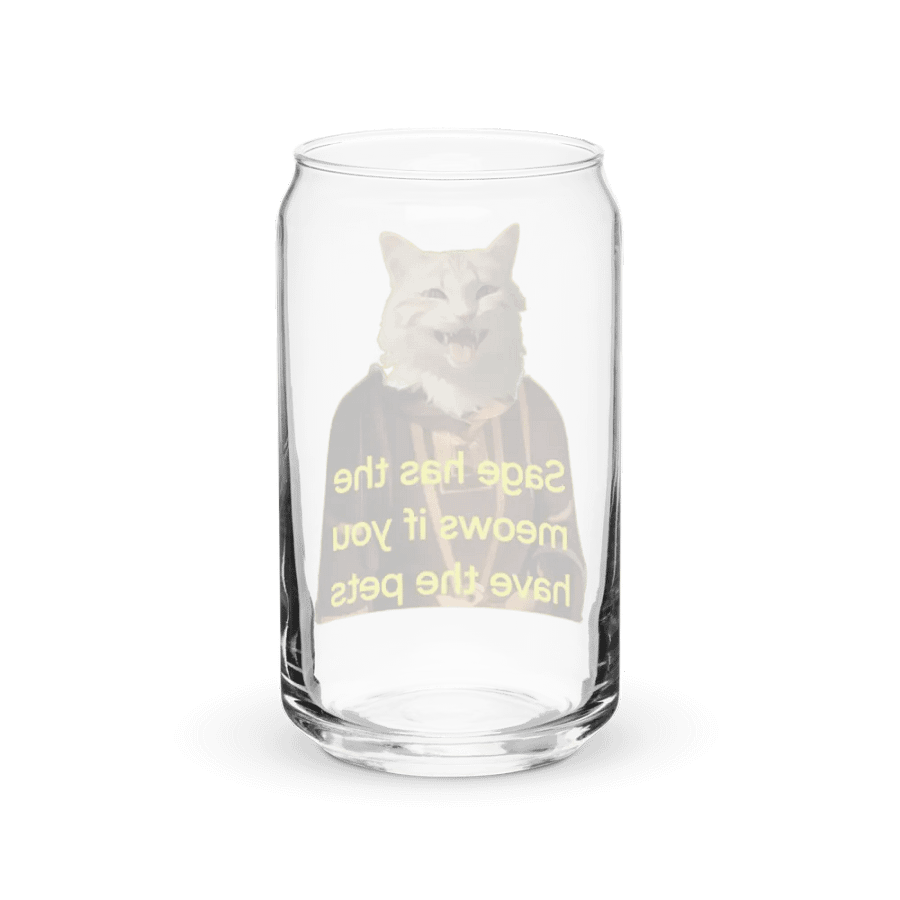 Sage Barter! Glass Can Cup product image (38)