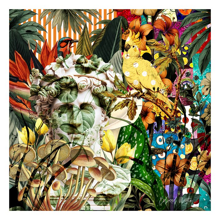 El Jardín de los Dioses (The Garden of the Gods) by Edward Martin- Collage product image (1)