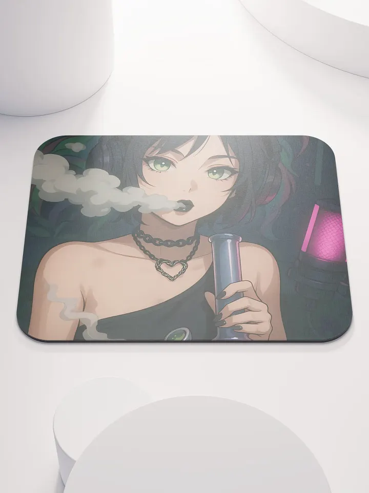 Kitty Cheers Mouse Pad product image (1)