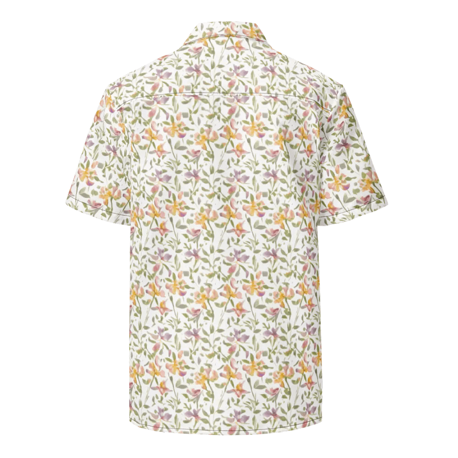 Floral Pattern Freesia Flowers Hawaiian Shirt product image (2)