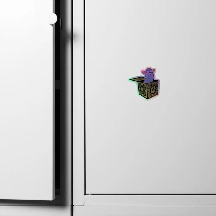 Box Furby Holographic Sticker product image (4)