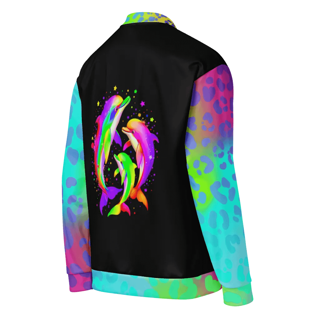 Dolphin Dreamscape Bomber Jacket product image (4)