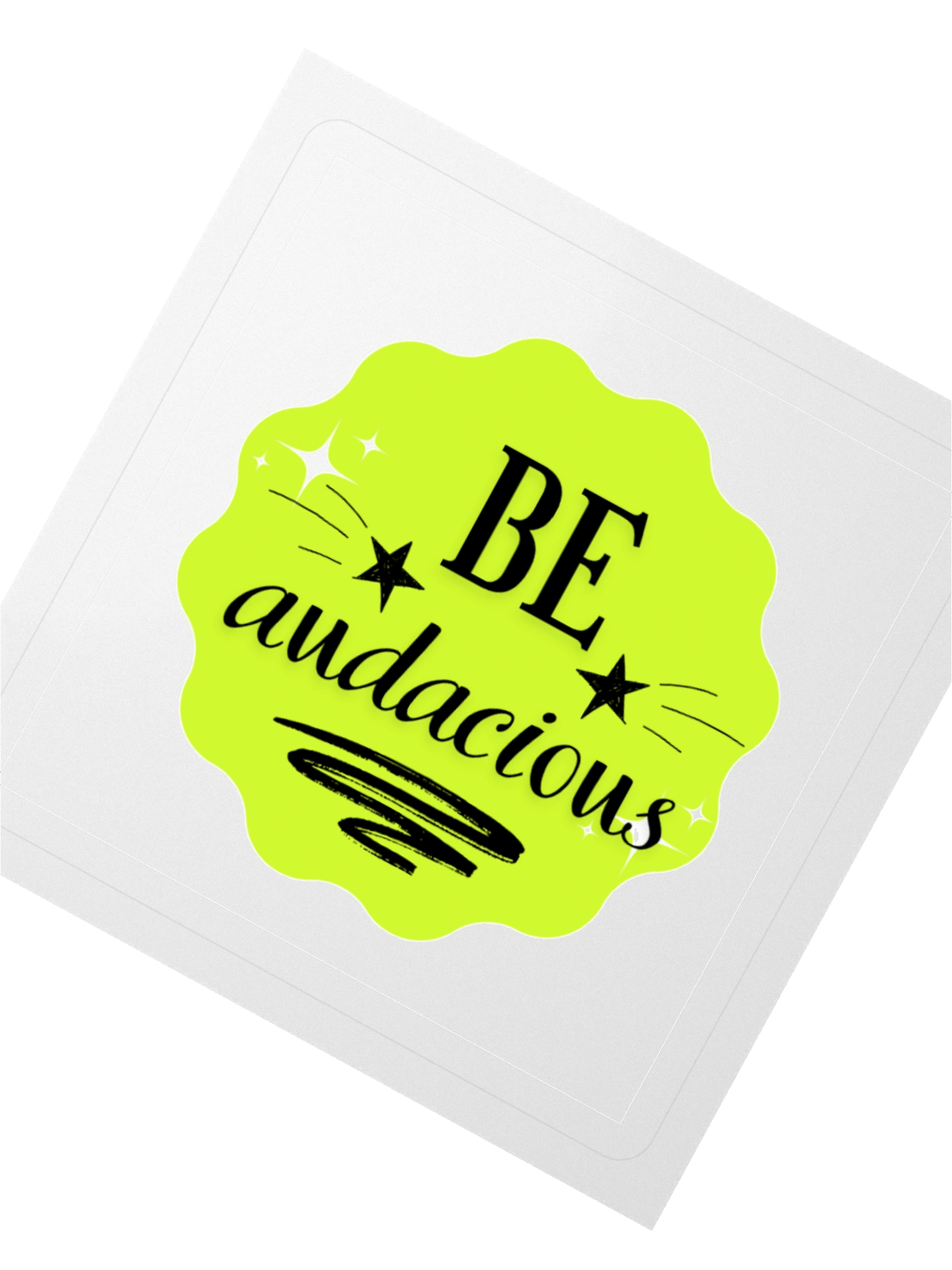 Be Audacious – Bold Spirit 3x3 Sticker product image (2)