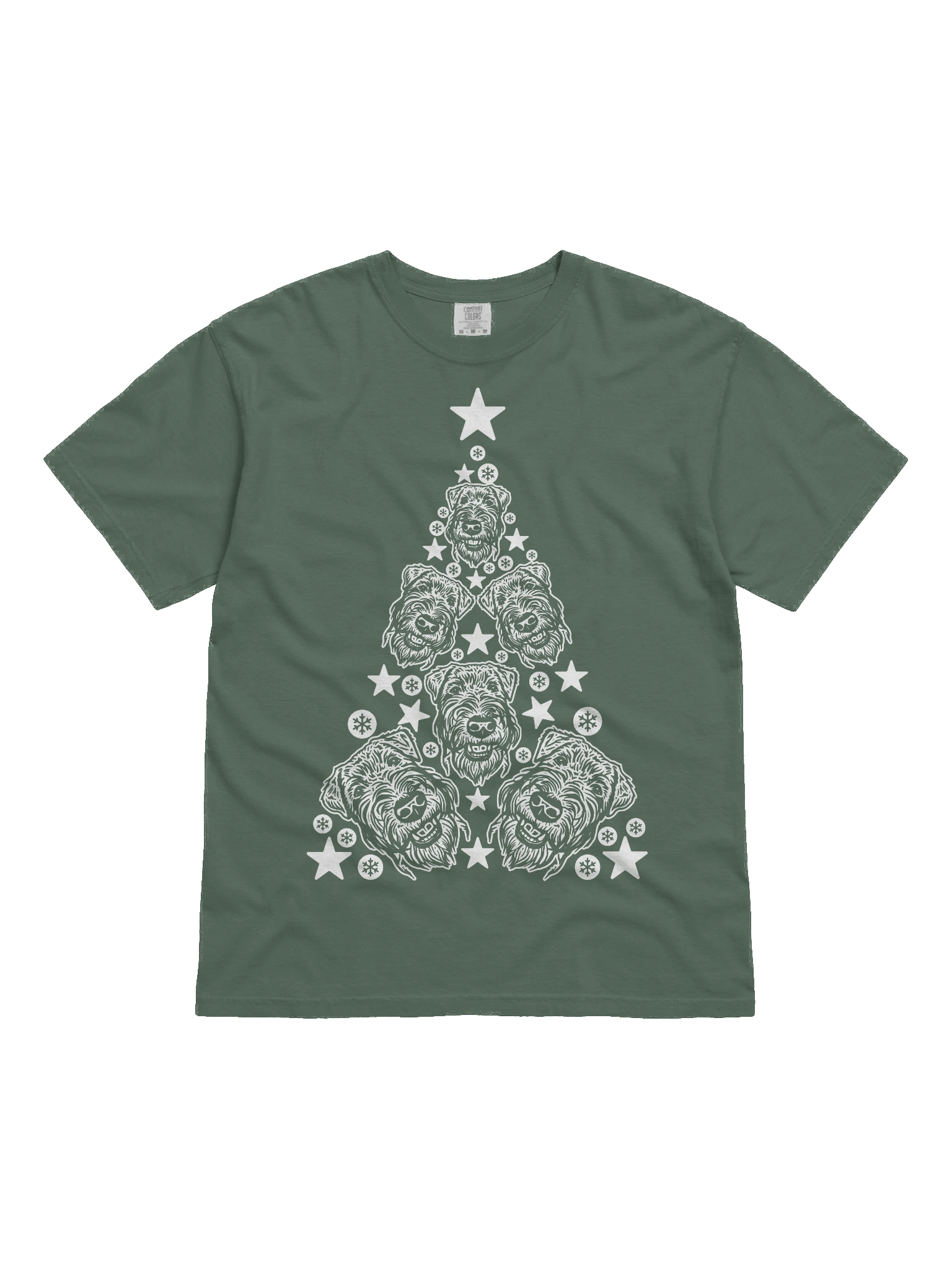 Irish Terrier Christmas Tree T-Shirt product image (2)