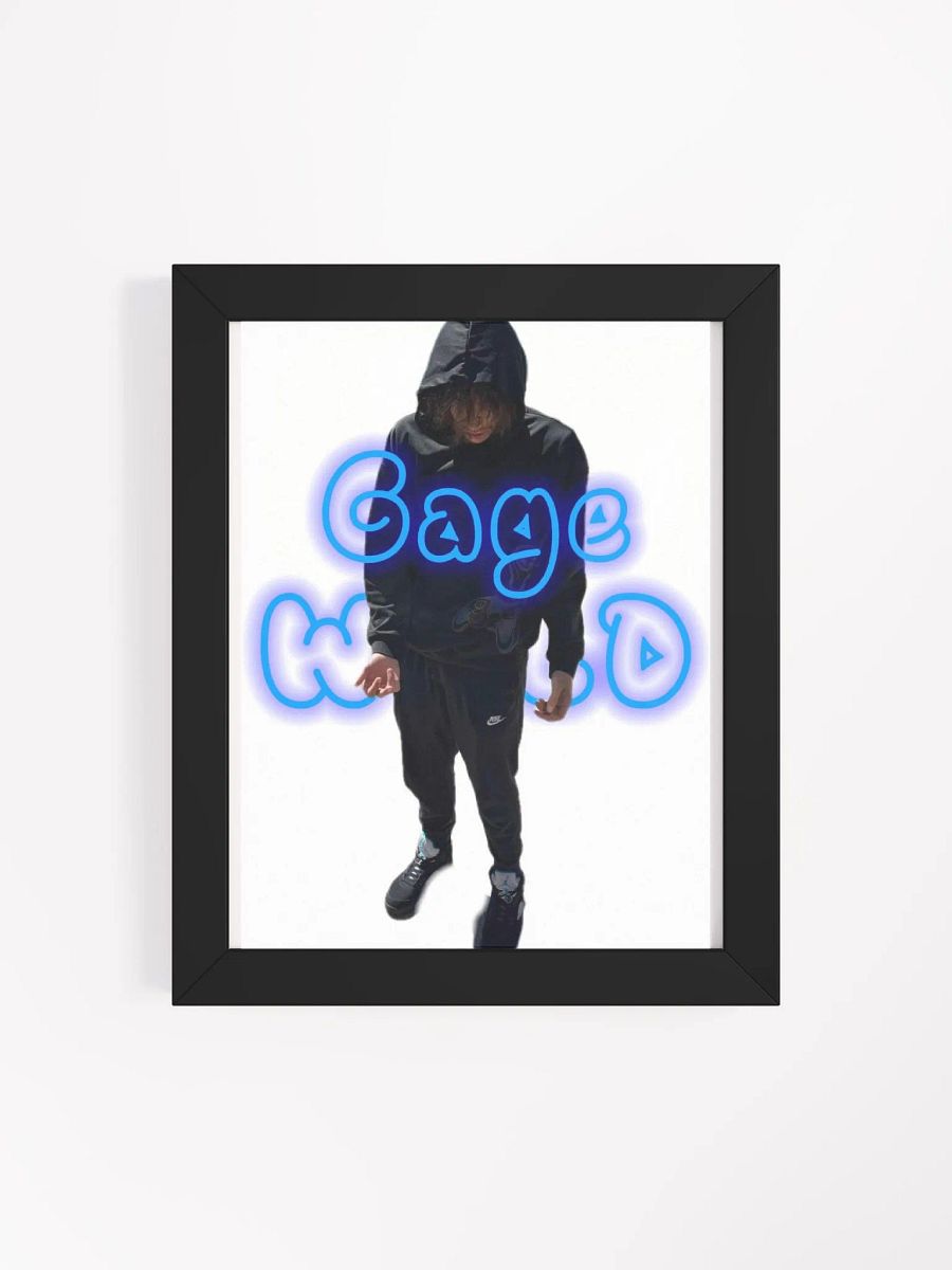 Gage WRLD Personal Framed High-Quality Matte Poster product image (140)