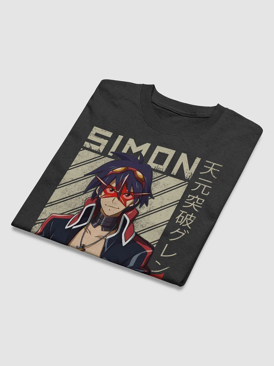 Gurren Lagann Simon Masked T-Shirt – Gildan Heavyweight product image (6)