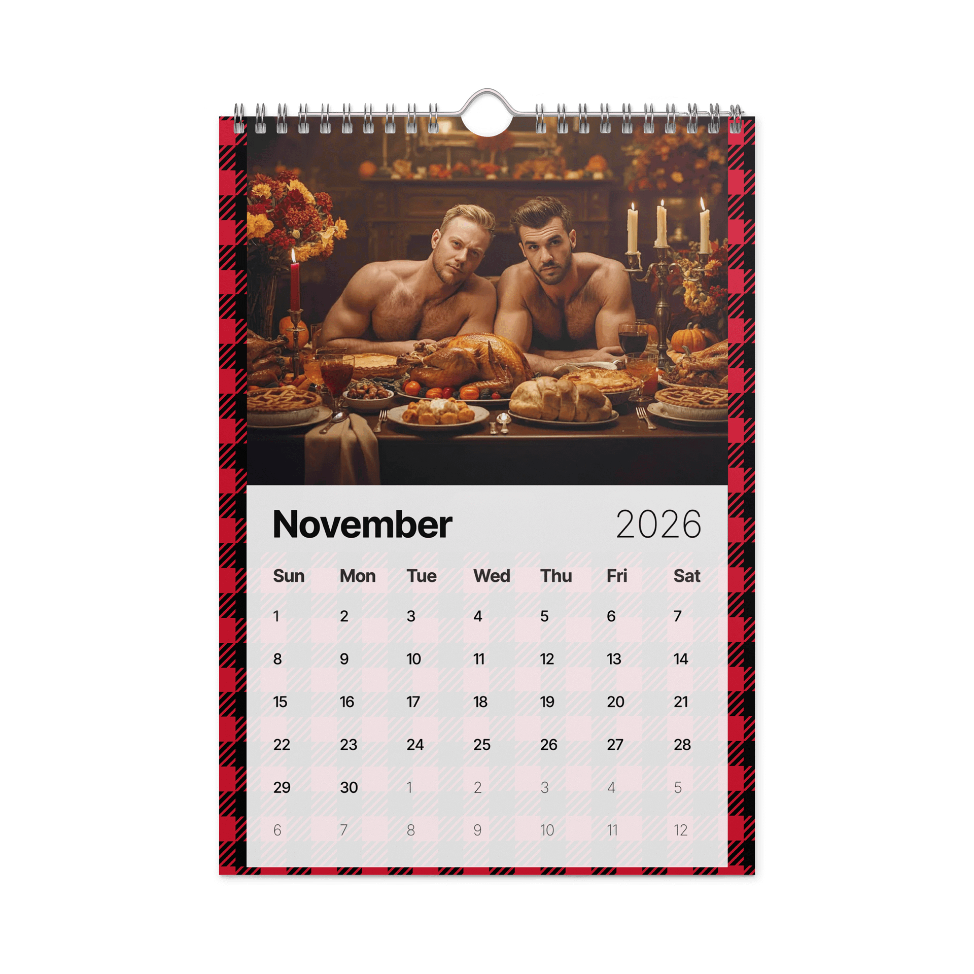 2026 AI HUNK HBS CALENDAR product image (11)