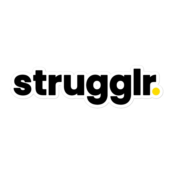 Strugglr. Sticker product image (1)