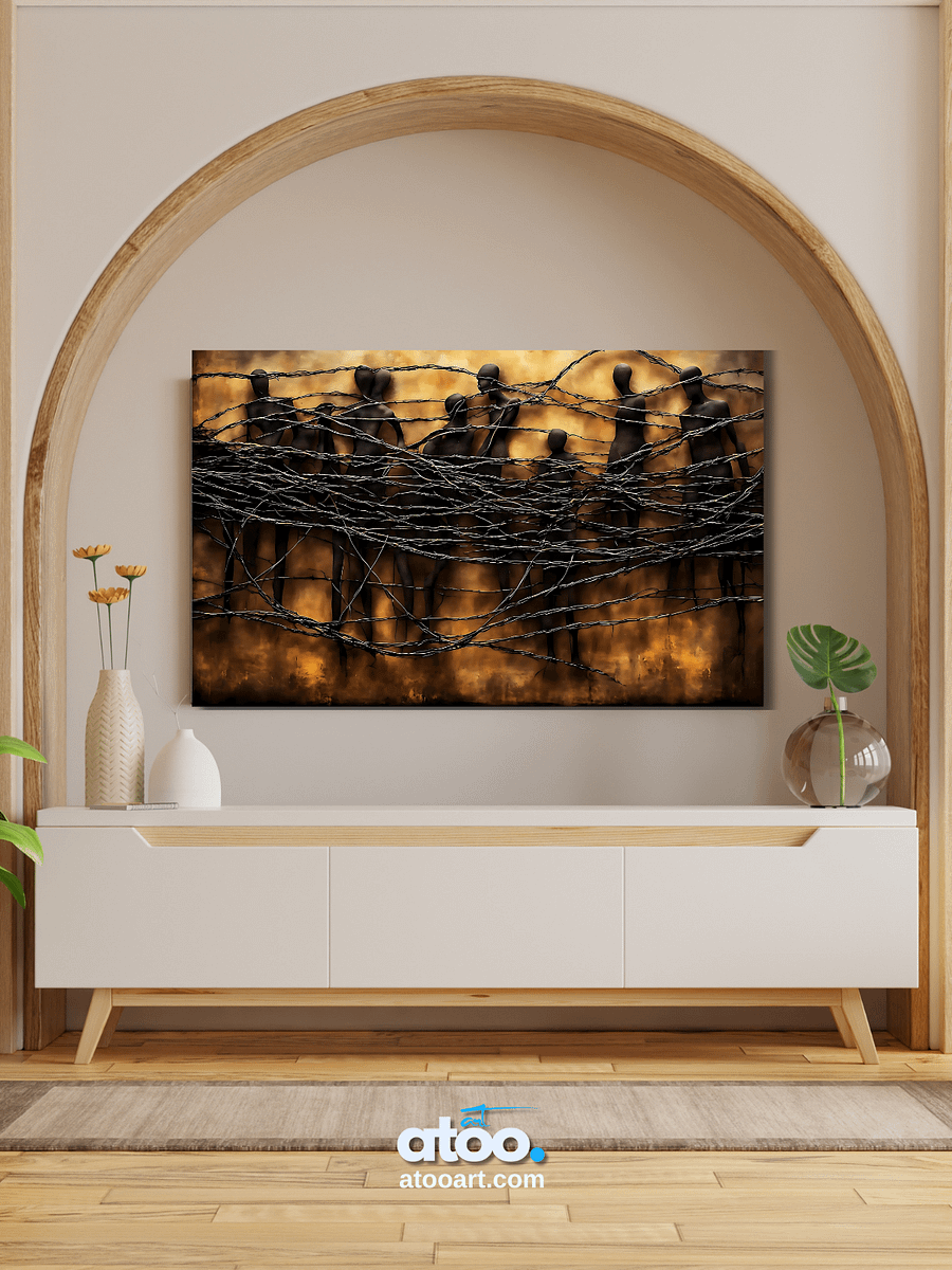 Be Free to Yourself Collection | Irrational Chaos | Canvas Painting product image (3)