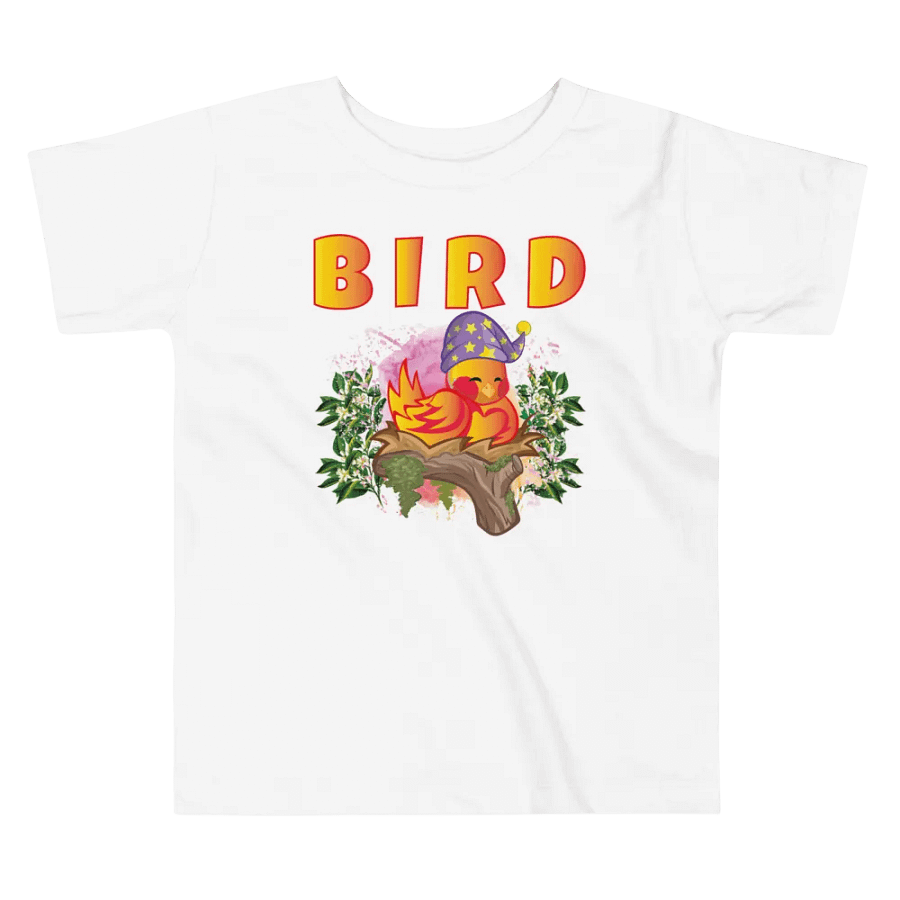 Bird Colorful Funny Cute Bella +Canvas Toddler T-Shirt – Funny Shirt, Best Gift for Kids product image (5)