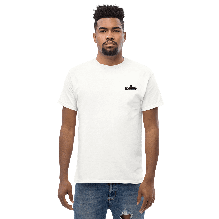 Gallus Tee Glasgow Boy At The Docks White product image (7)