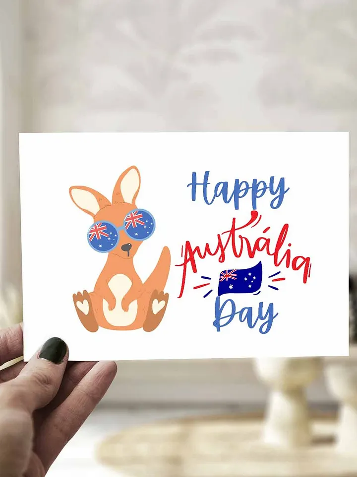 Happy Australia Day Greetings Card, Australia Day Card product image (1)