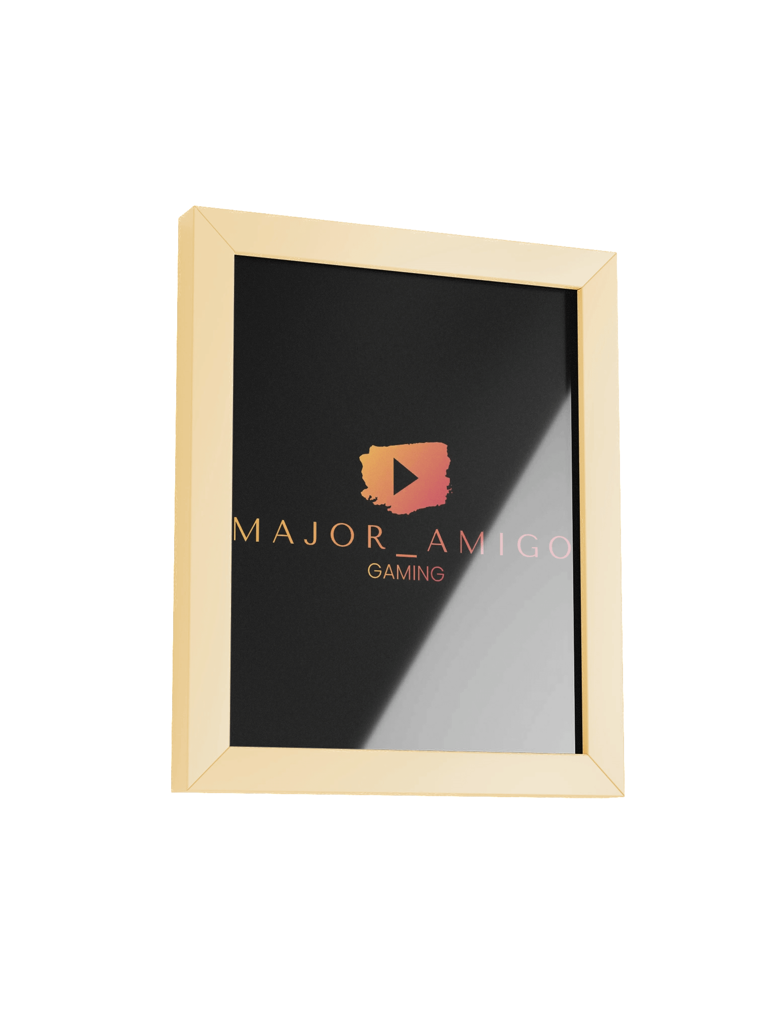 MajorAmigoGaming – Premium Gerahmtes Logo-Kunstdruckposter product image (2)