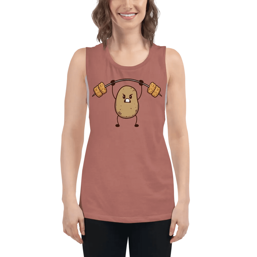 Potato Weightlifting Print product image (65)