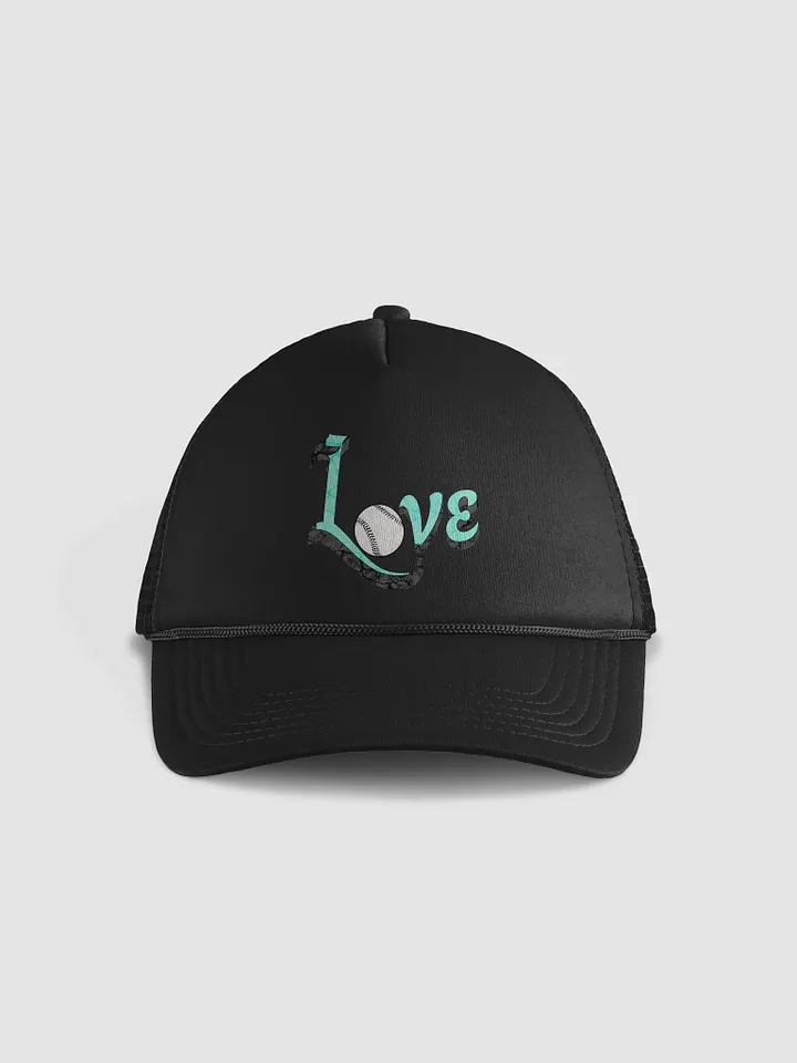 Love Baseball Foam Trucker Hat product image (1)
