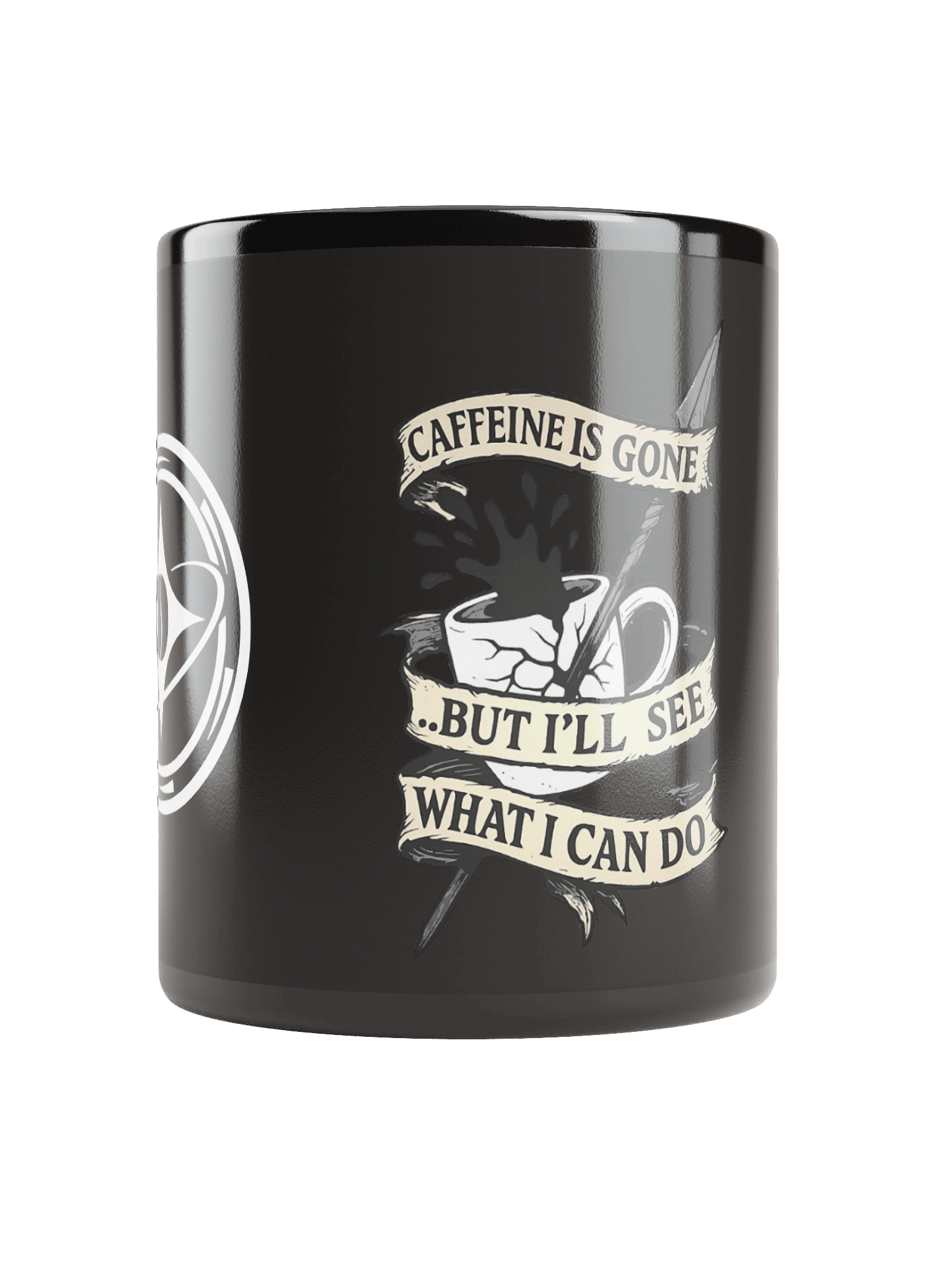 Caffeine is gone Mug... Black product image (5)