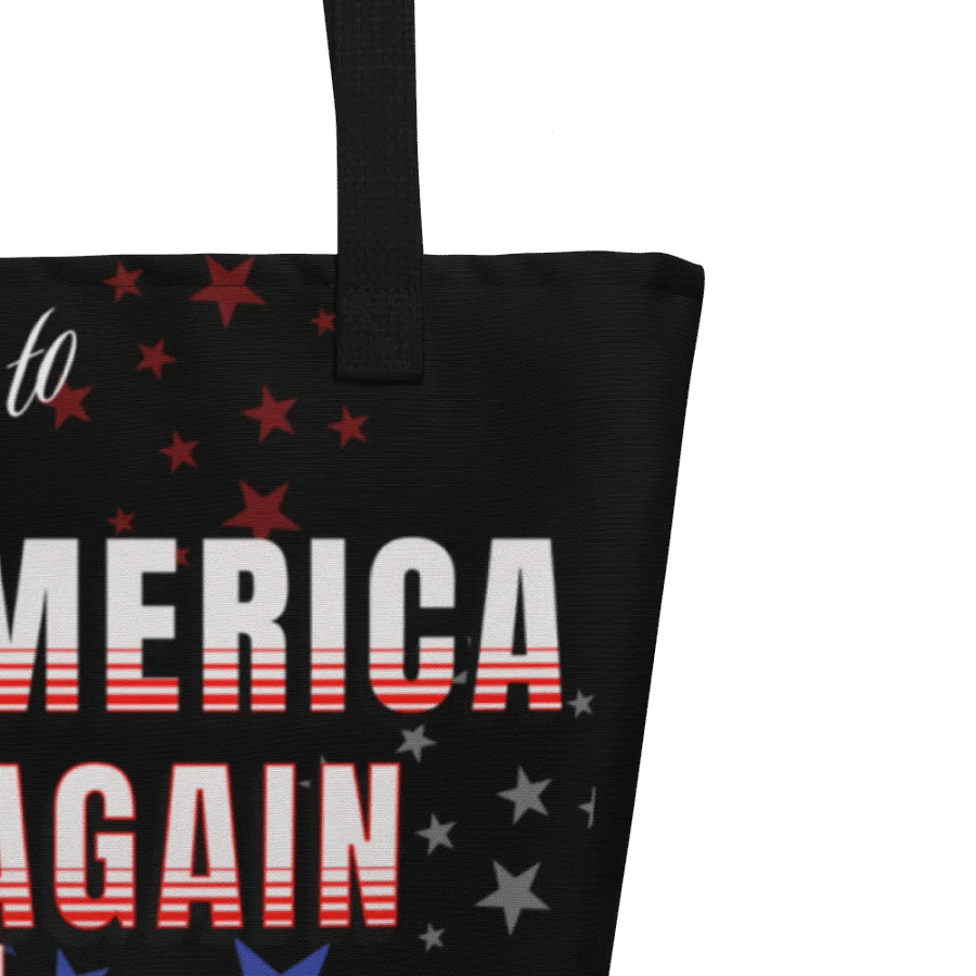 Patriotic Statement Tote Bag for moms dads shoppers product image (9)