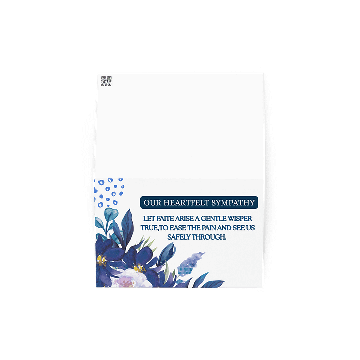 Our Heartfelt Sympathy card product image (4)
