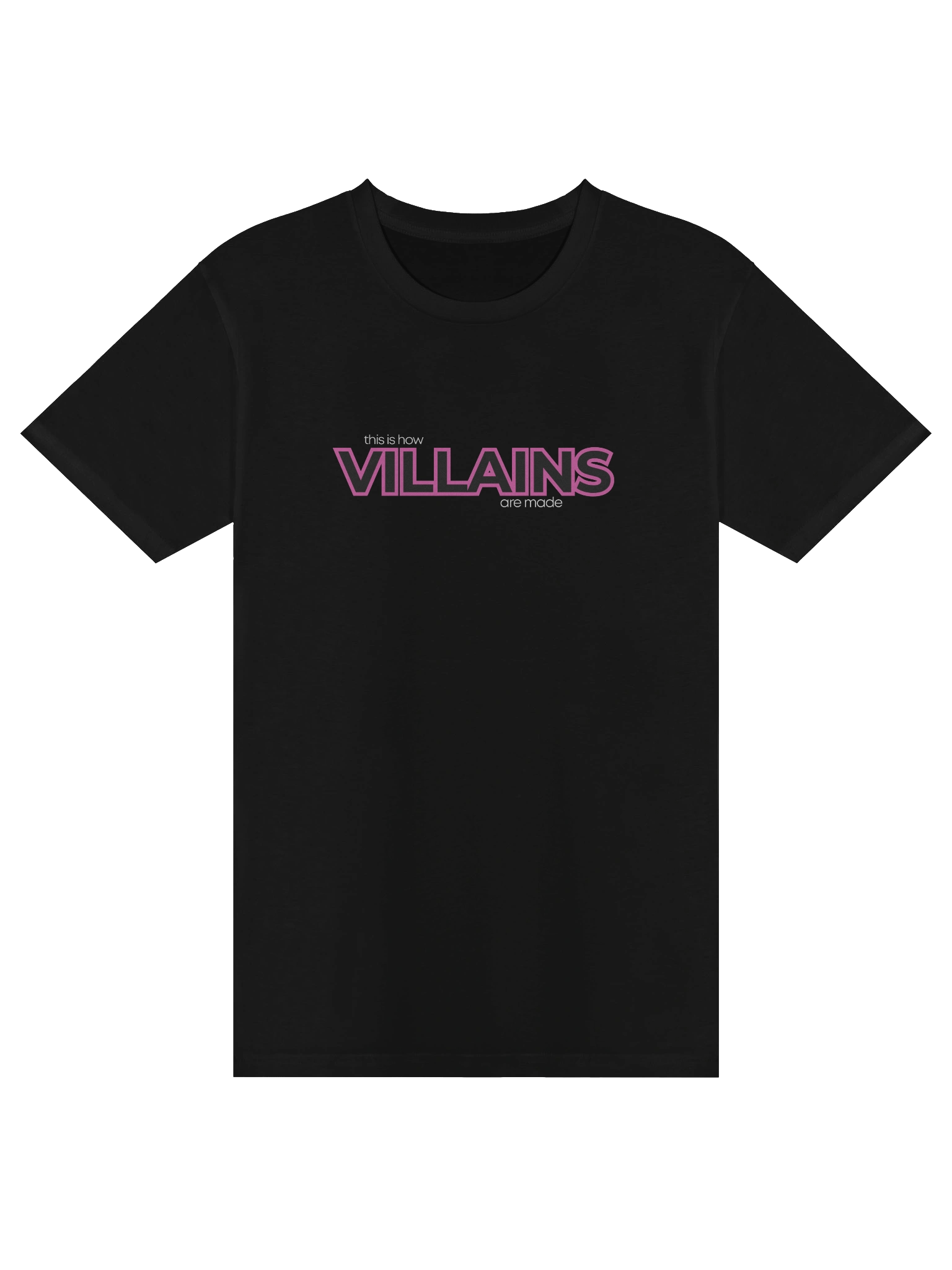 VILLAINS Premium Unisex Tee (HOT PINK) product image (5)